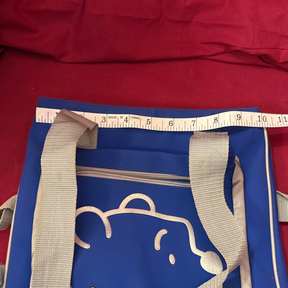 Disney Winnie the Pooh Blue and Gray Character Travel Bag - Picture 11 of 11